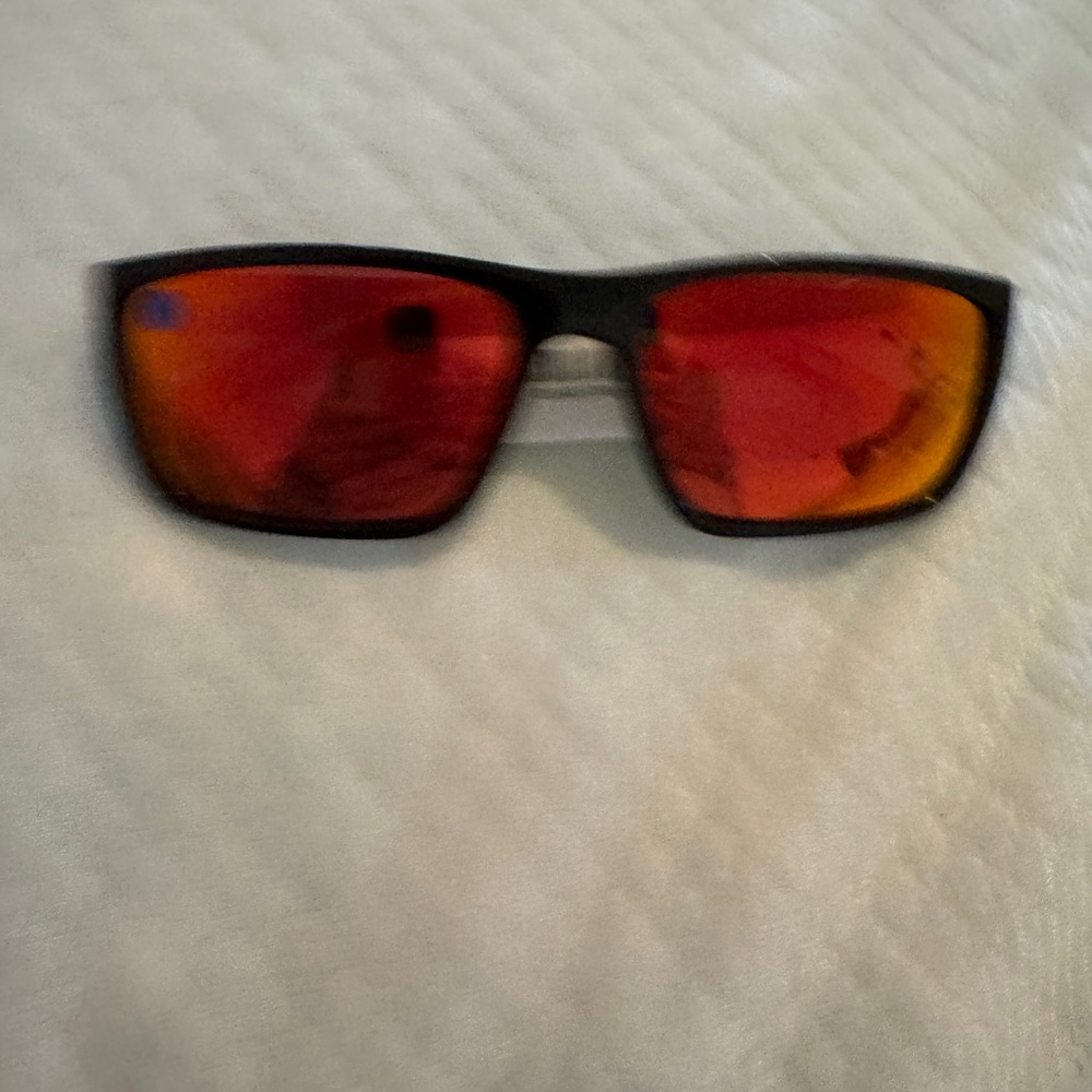 New Ferrari Black Sunglasses with Red Lenses